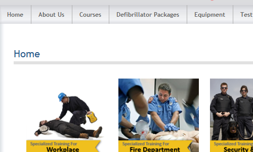 ERT Training Services Corporate Web Design